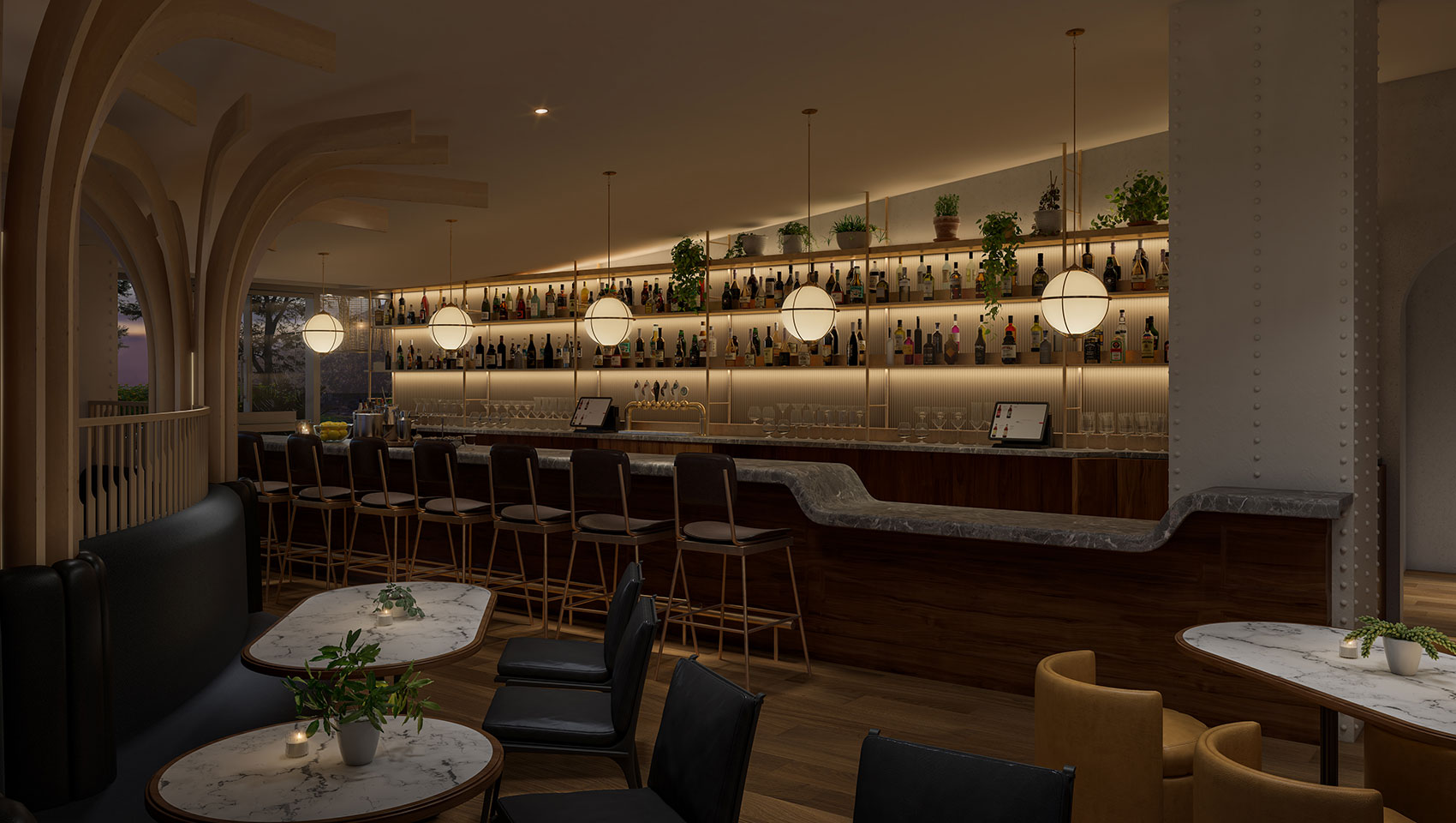 Midtown Atlanta hotel bar